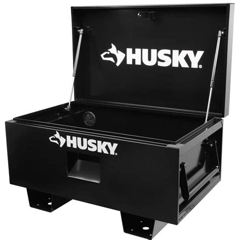 husky steel job site tool box|husky tool cabinets.